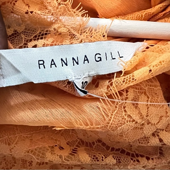RANNA GILL Vibrant Orange Maxi Dress - Picture 6 of 9